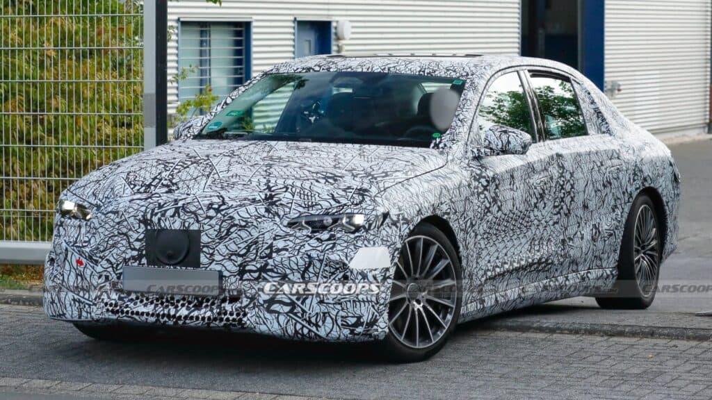 Mercedes’ New E-Class Electric Is Washing Bad Memories Of The Soap-Bar EQE Clean Away