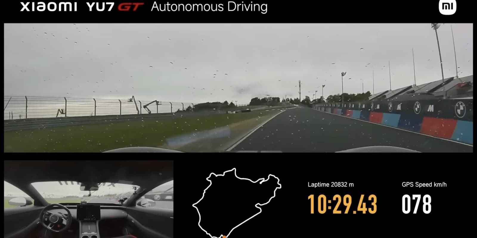 Xiaomi YU7 GT sets another Nurburgring record – with nobody in the driver’s seat