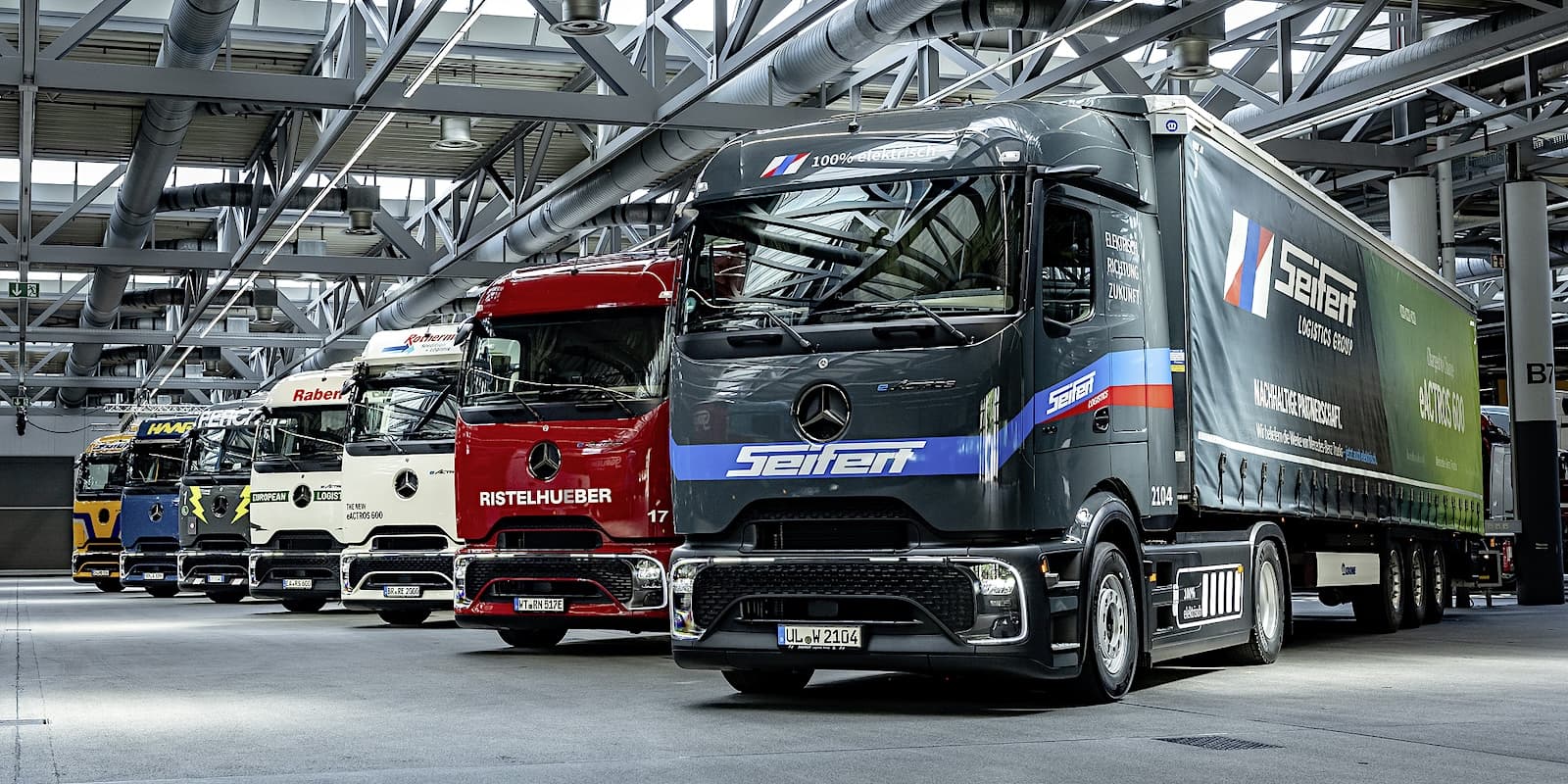 Mercedes posts Tesla-like efficiency hauling 36 tons through a German winter