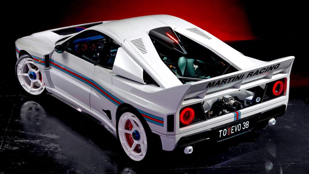 Kimera’s Martini-Striped EVO38 Supercar Runs On A Fuel Ferrari Won’t Touch