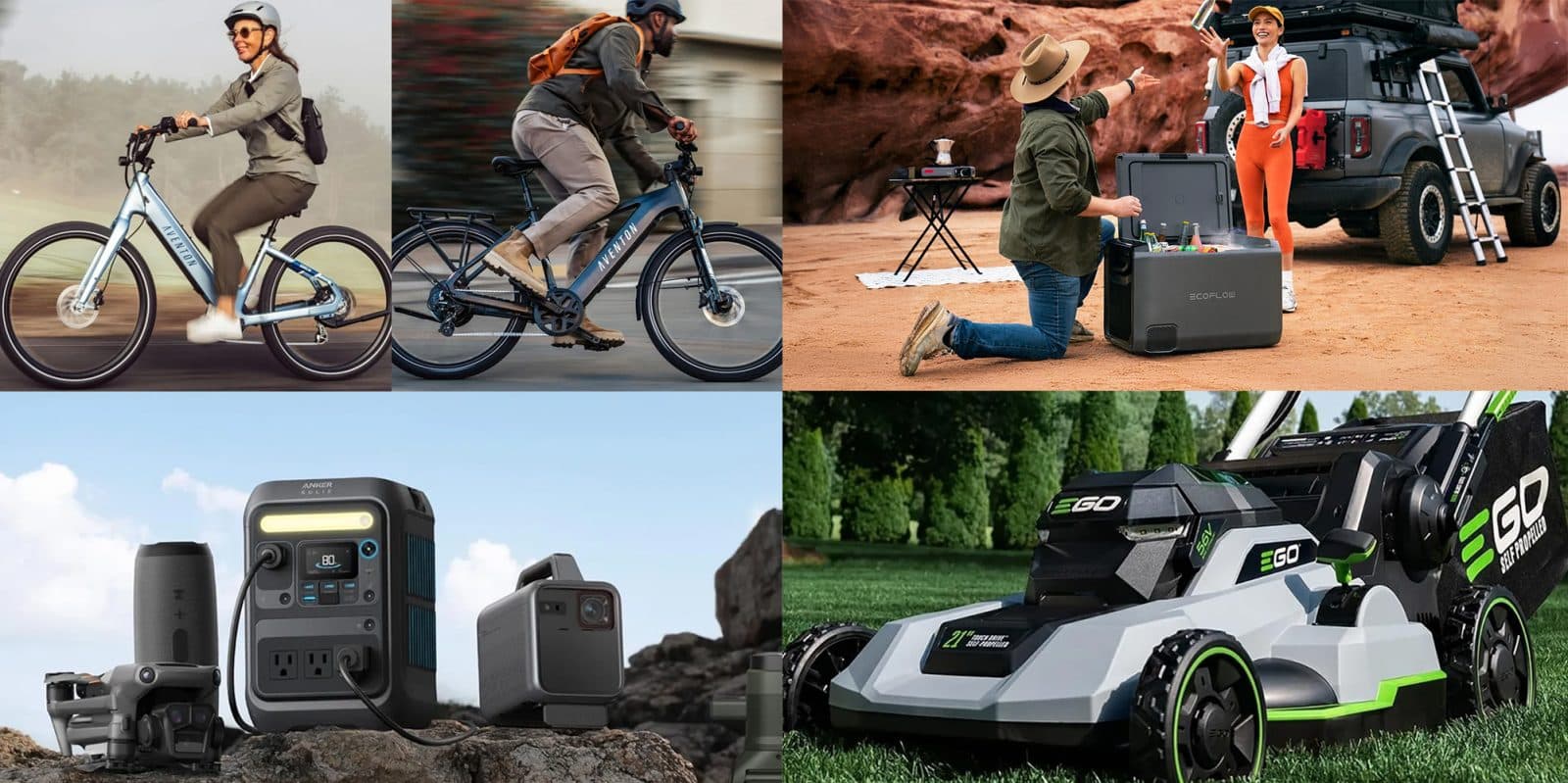 Aventon Level 3 + Pace 4 smart e-bikes at new $1,299 lows ($600 off), EcoFlow GLACIER electric coole
