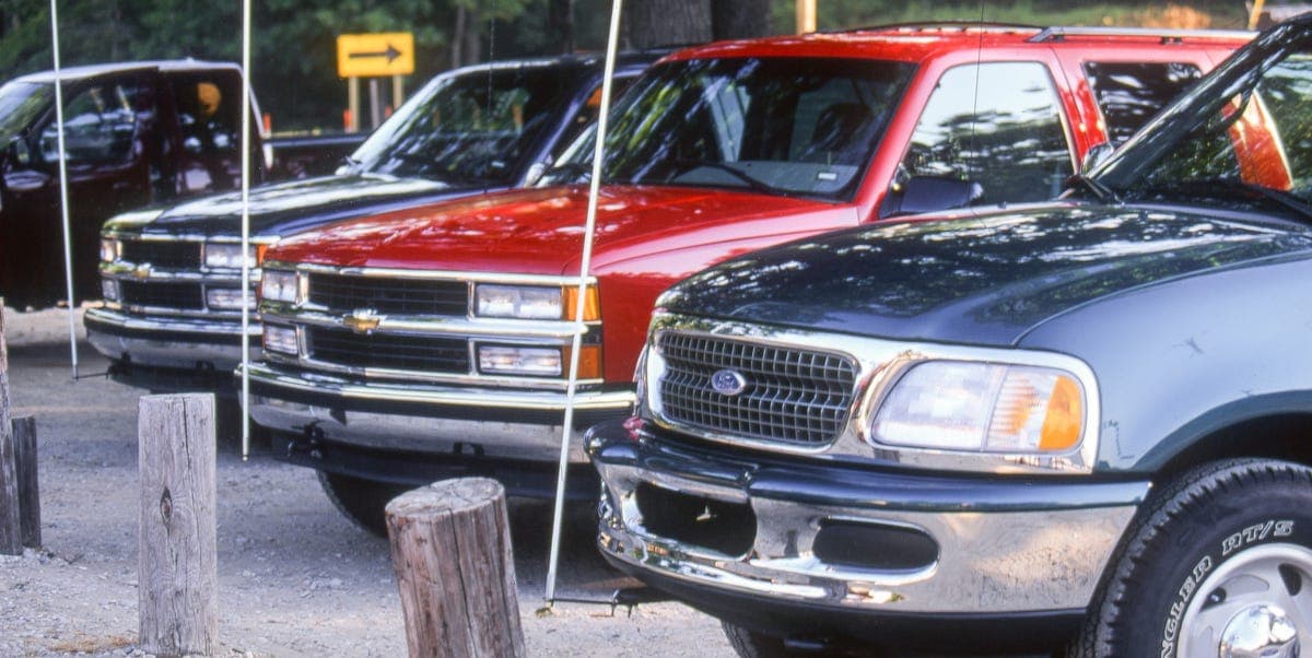 View Photos of the 1997 Full Size SUV Comparison Test