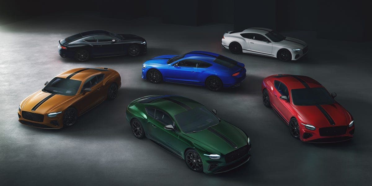 Bentley's New Special Edition Continentals Wear Dazzling Colors