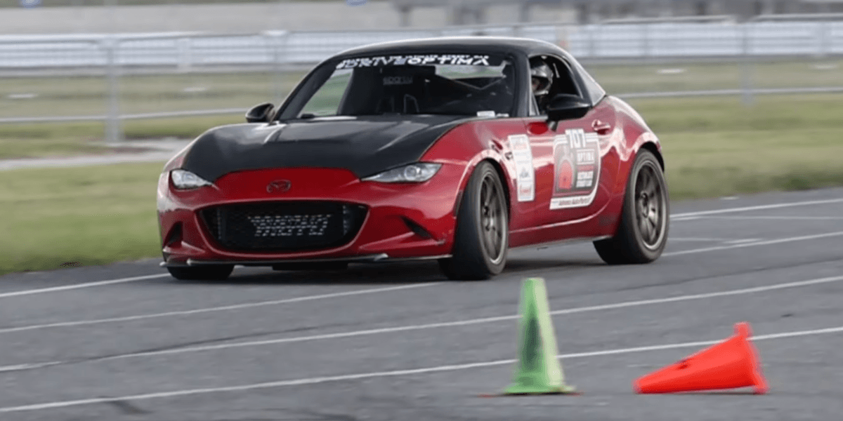 This Mazda Miata Makes Well Over 400 Horsepower, Thanks to a Ford Mustang EcoBoost Engine Swap