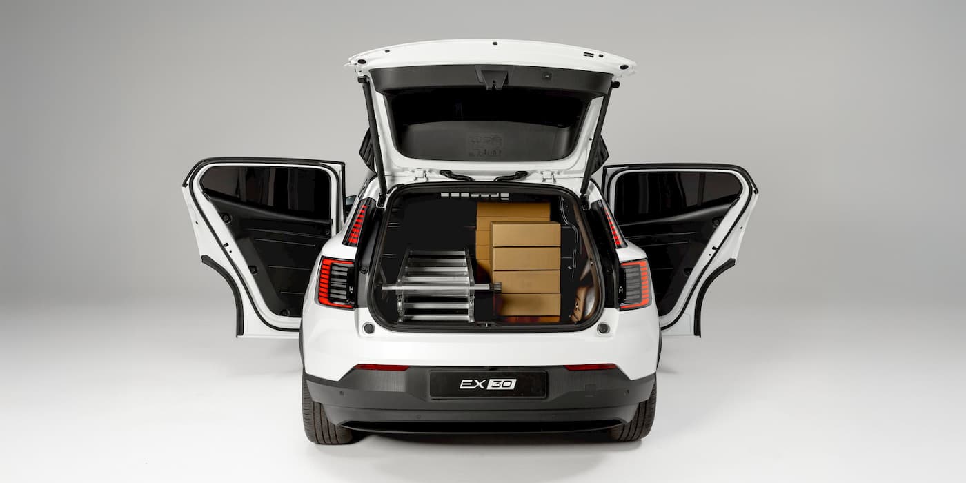 Volvo EX30 衍生成迷你電動貨車，提供千升載物空間與逾 480 公里續航