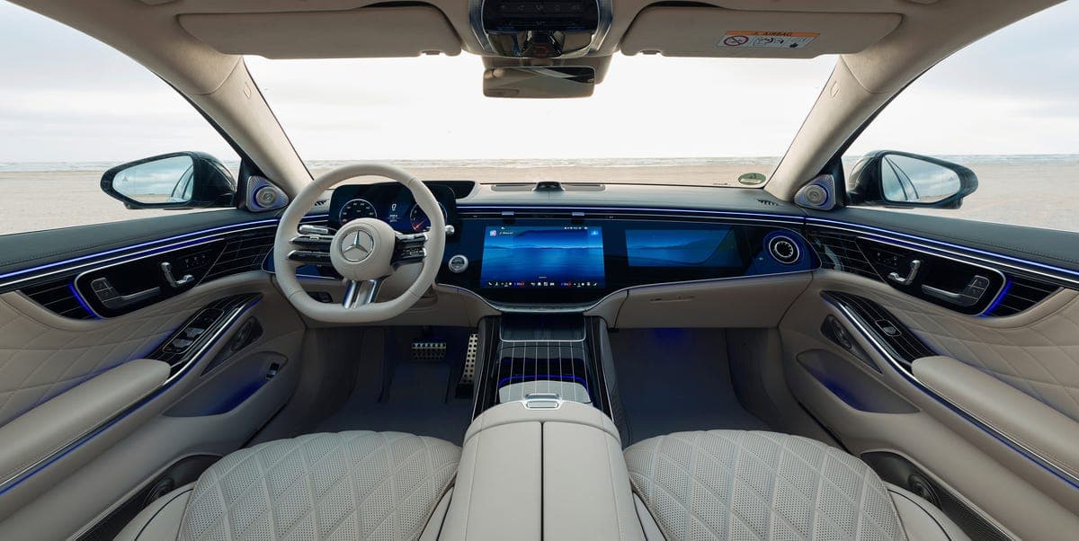 View Interior Photos of the 2027 Mercedes-Benz S-Class