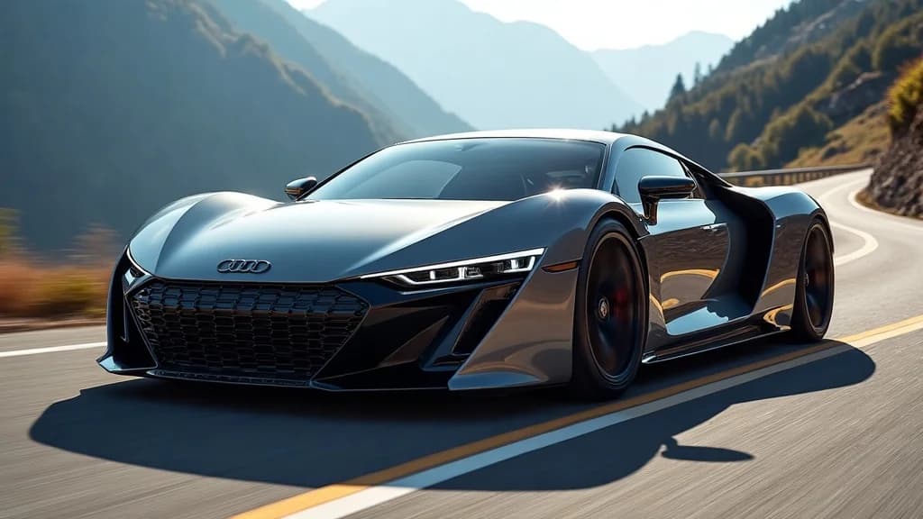 Audi Nuvolari 超跑 2026 年 6 月於法國首度亮相，搭載萬轉 V8 引擎
