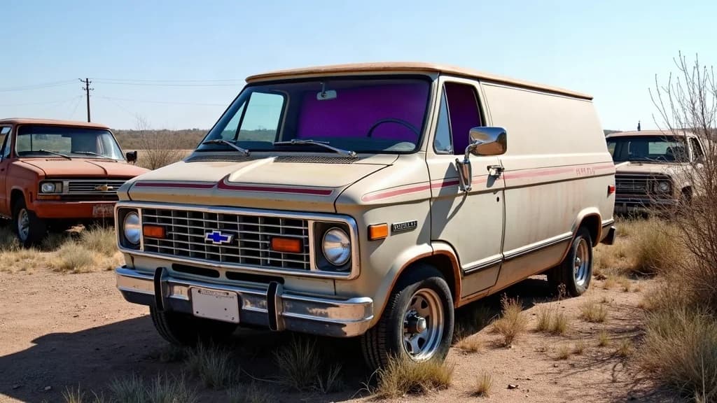 1976年雪佛蘭Chevy Van現身丹佛廢車場，見證半世紀前改裝風潮