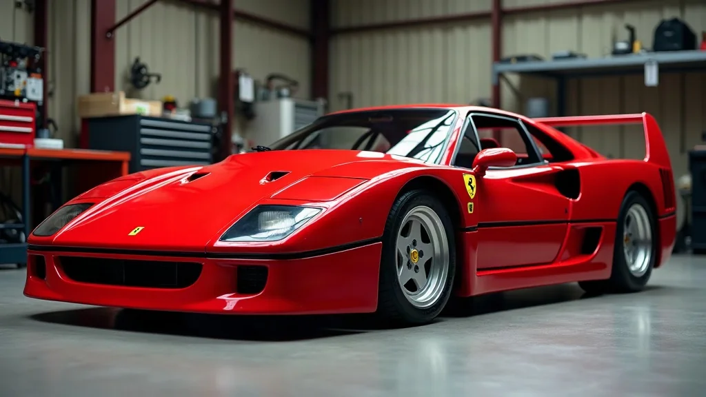法拉利 F40 傳奇跑車重獲新生，漢米爾頓成功復原逾三十年閒置車款