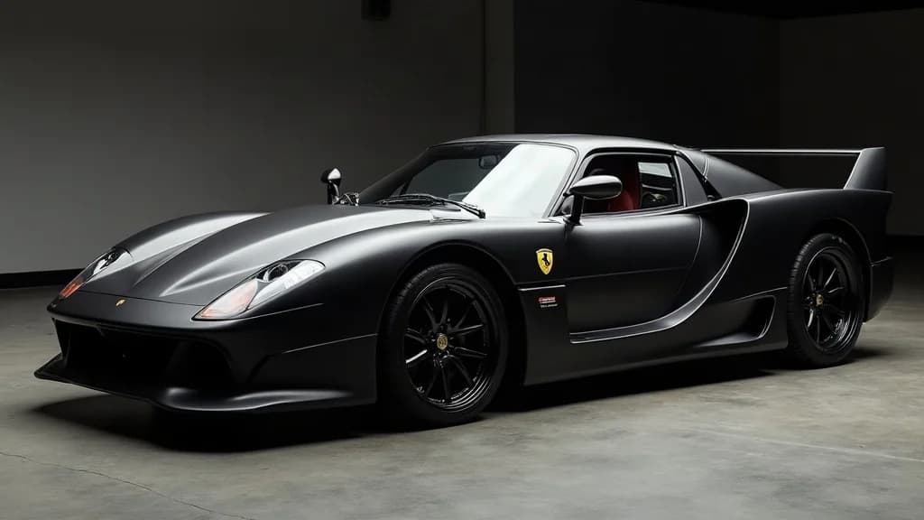 Ferrari Enzo 全球唯一消光黑原廠塗裝車款，現正尋求私人買家
