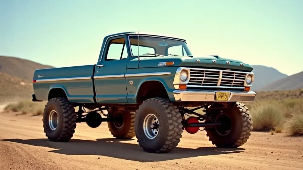 福特經典車款回顧：F-250 Highboy特殊設計升高五吋，Mustang與Maverick歷史印記