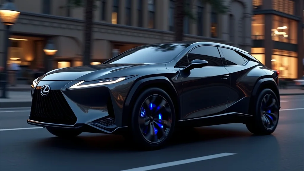 Lexus RZ 小改款登場，新增 550e F Sport 動力選項