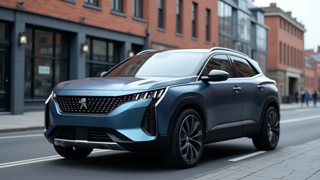 Peugeot E-408 改款測試中，預計 2026 年電動車型登場