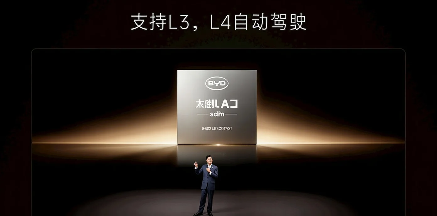 BYD 發表首款 4 奈米智慧駕駛晶片，智慧系統選配價格上漲逾 20%