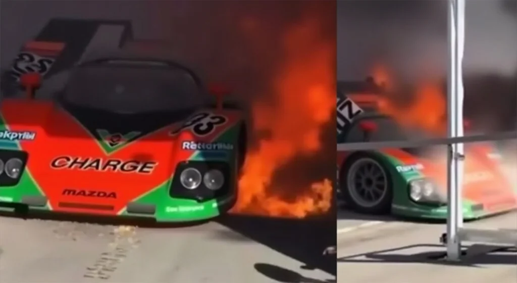 Mazda 767B 賽車於 Laguna Seca 起火，將進行完整修復