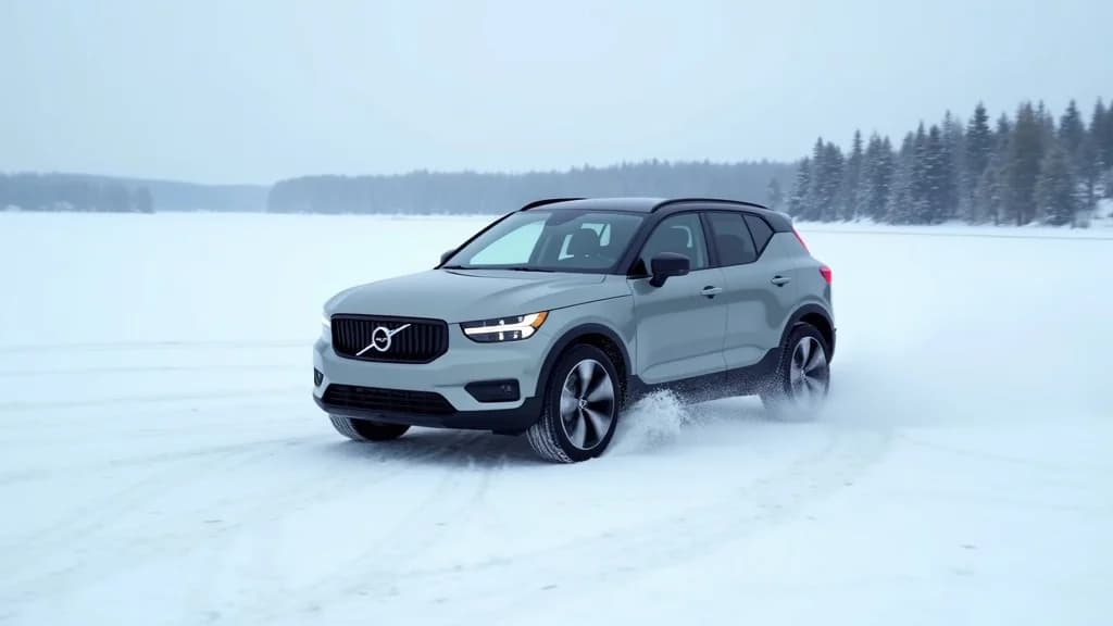 Volvo EX30與XC90 PHEV在加拿大魁北克嚴寒下進行冬季性能測試