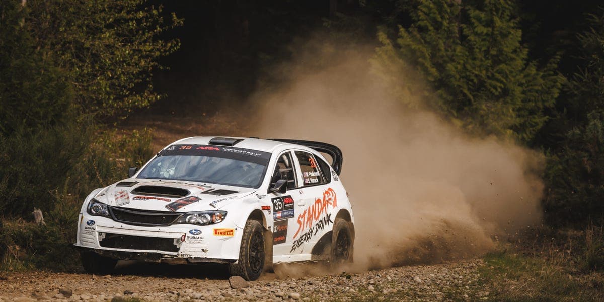 How a Flat-6-Swapped Subaru WRX STI Surprised Everyone at the Olympus Rally
