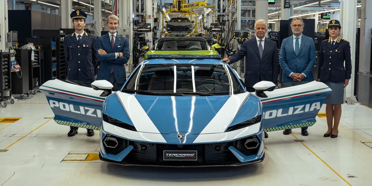 Lamborghini Temerario 907匹馬力警車投入義大利服務，延續2004年合作
