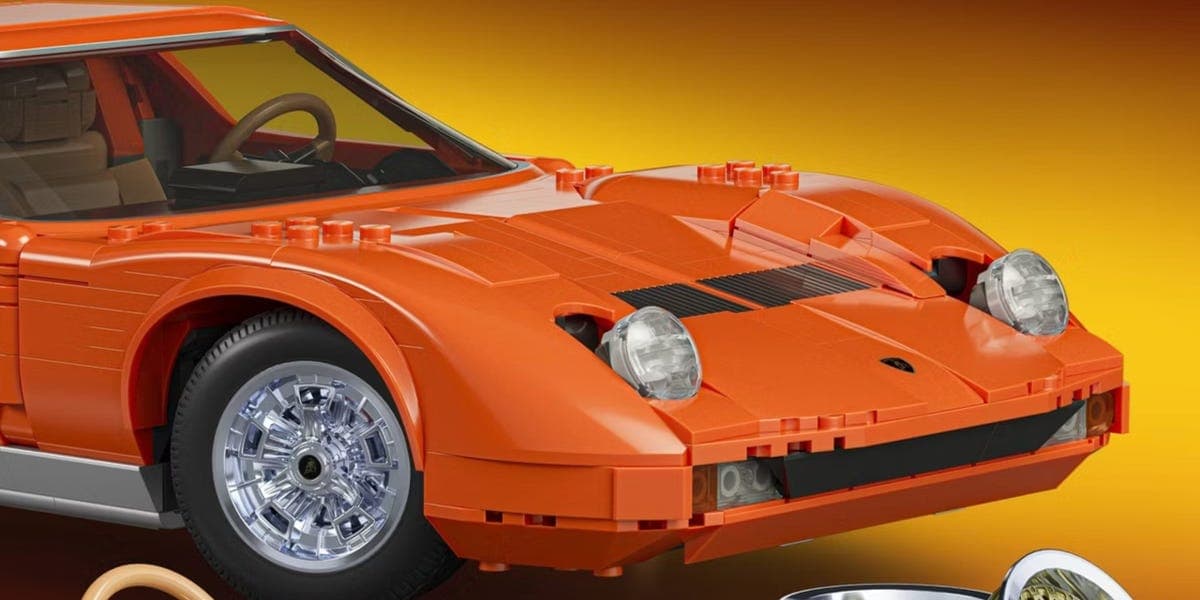 Mattel Hot Wheels 推出 Lamborghini Miura P400 SV 積木組，售價 130 美元