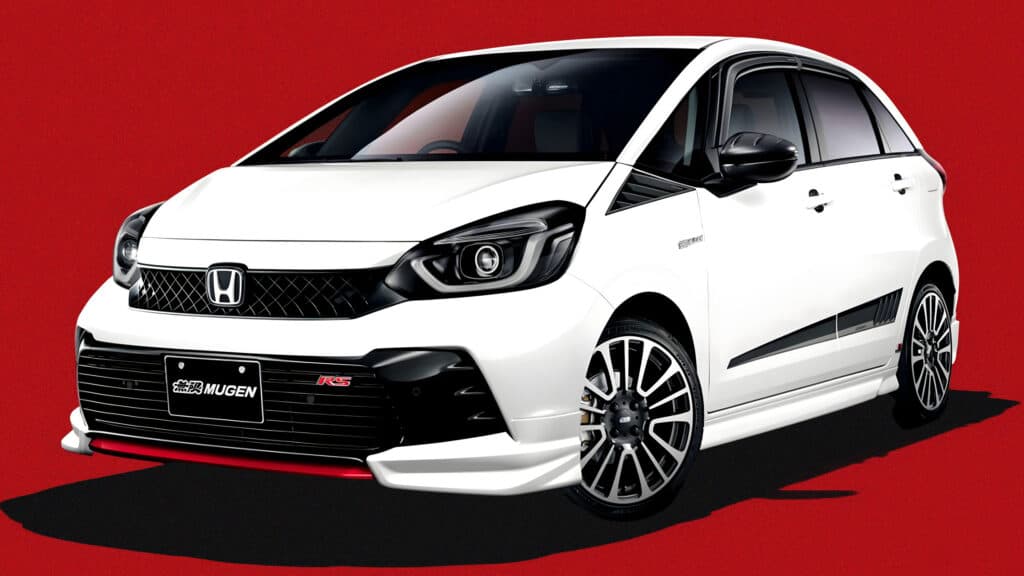 Mugen’s Sportier Honda Fit Borrows A Damper Trick From The Civic Type R