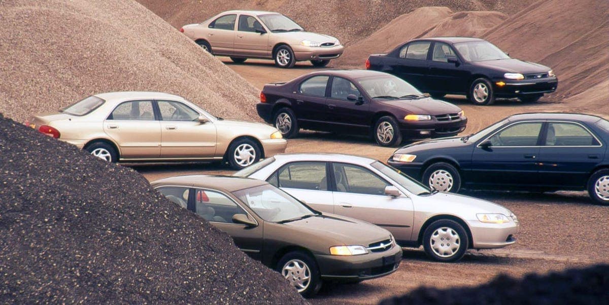 View Photos from the 1998 Mid-Size-Sedan Comparison Test